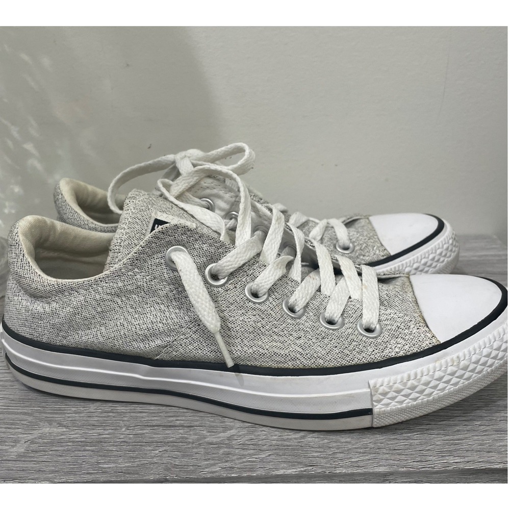 Converse Chuck Taylor All Star Madison‎ Grey Chambray Low Top Sneakers 549700F 7 - Picture 2 of 5